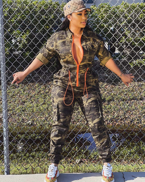 Virginia Camo Cargo Jumpsuit