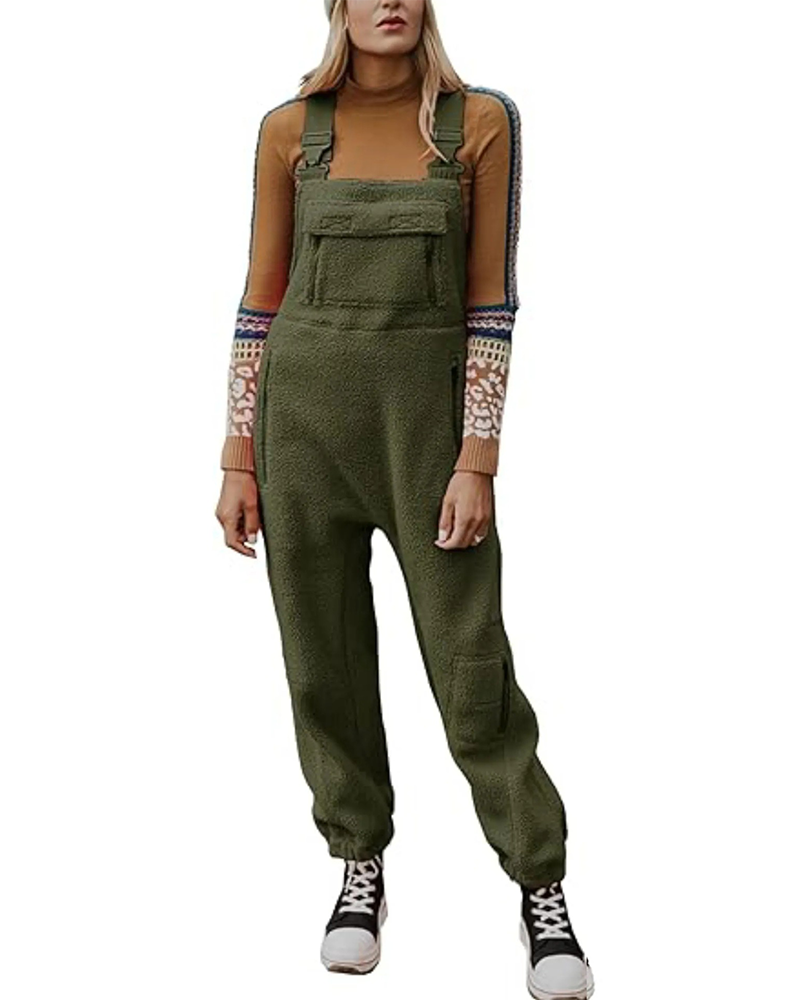 Fleece Overalls