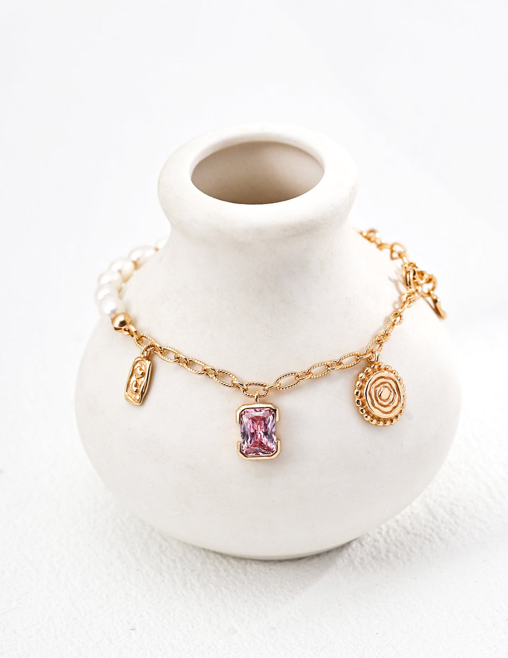 Vintage Pink Sweetheart Bracelet