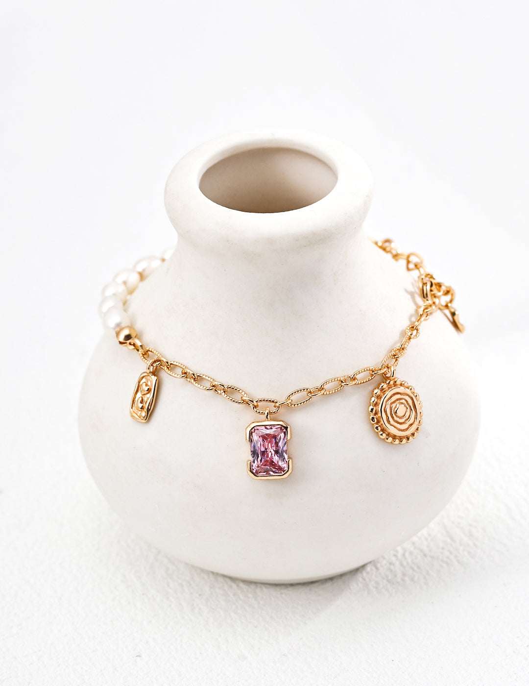 Vintage Pink Sweetheart Bracelet