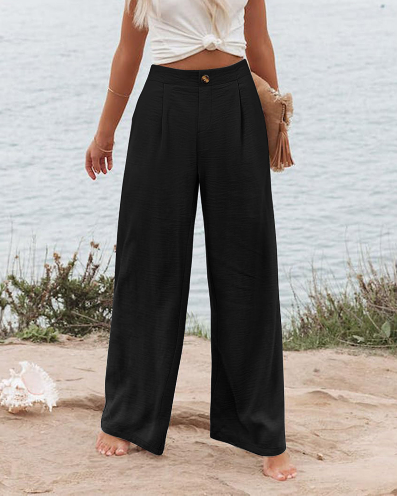 Loose but Polished Satin Pants