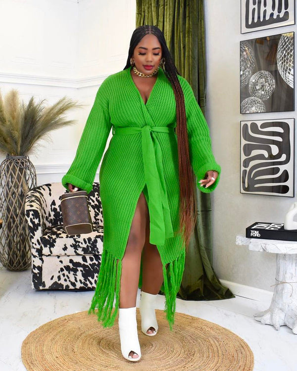 Zoe cardigan Green