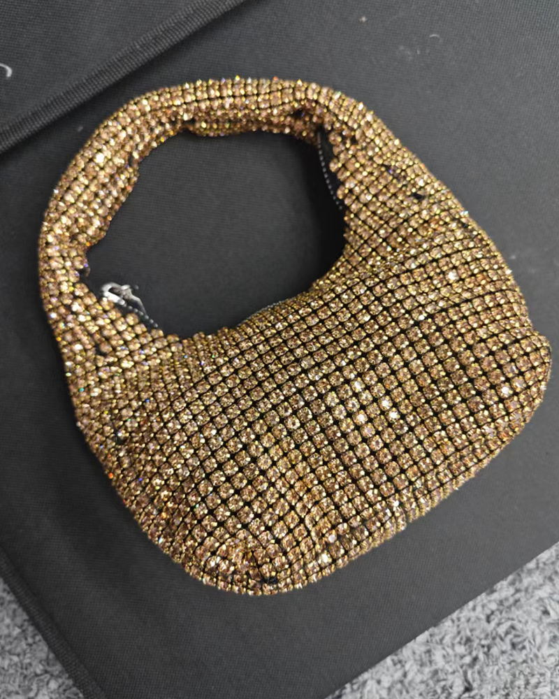 Shimmer shoulder bag (Short) OneSize Gold