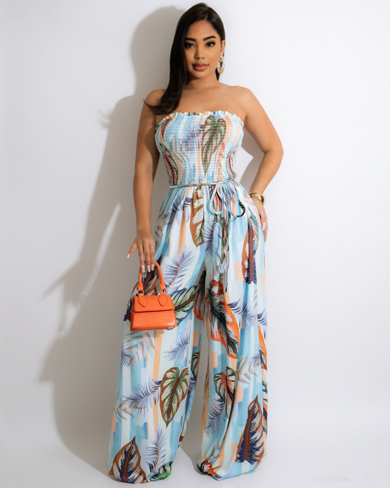 Jacalin Jumpsuit Light Blue
