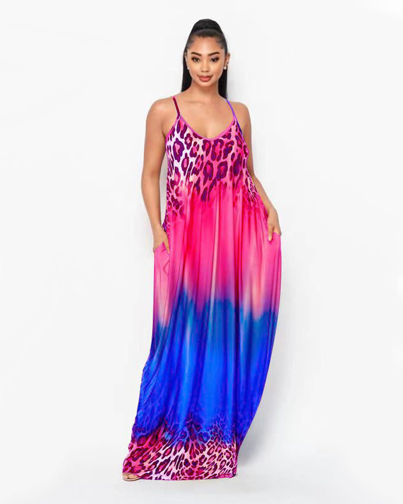 Tressa Maxi Dress HOTPINK 4XL
