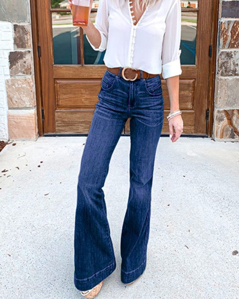 LIGHT MOVE WIDE JEANS