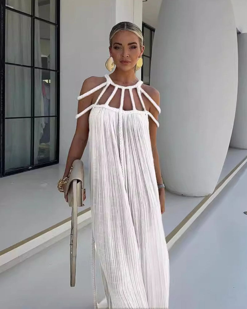 alieva Dress White