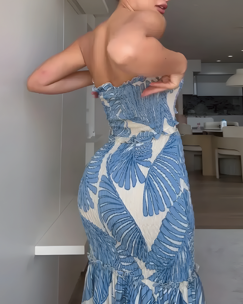 Vivica Floral Smocked Maxi Dress