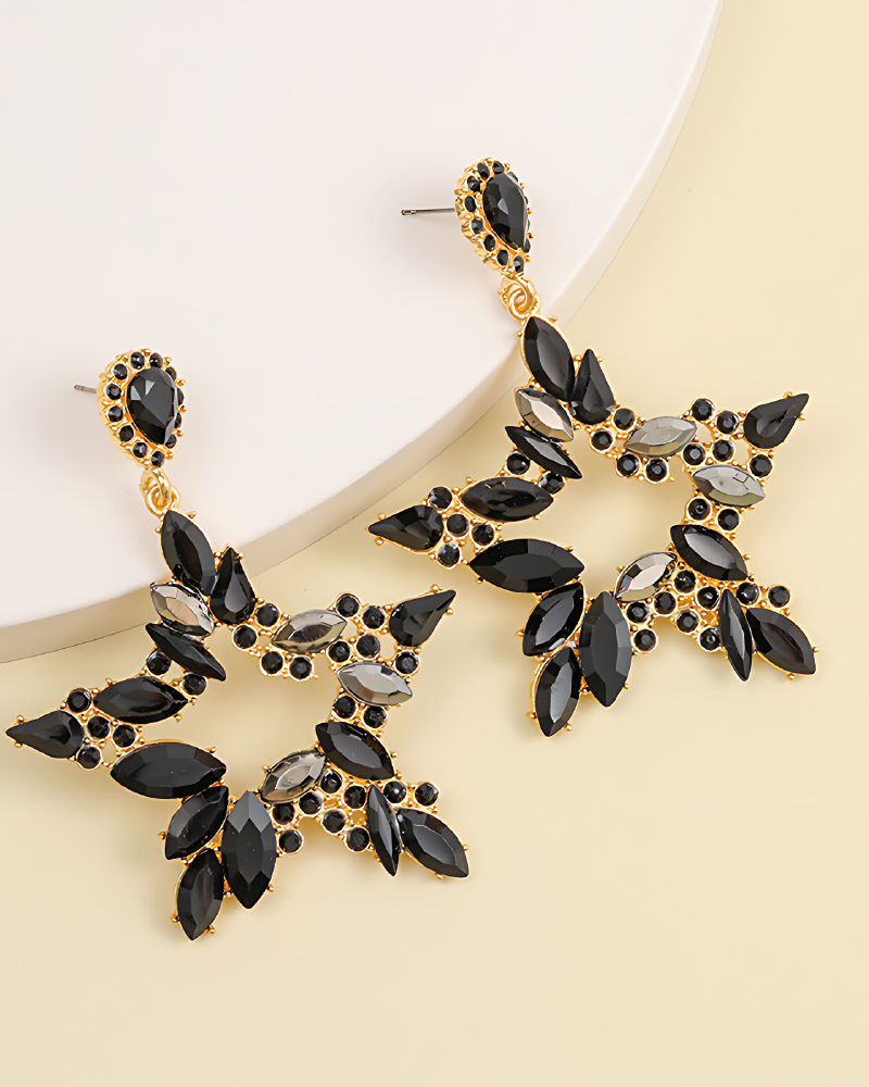 Juicy Fruit Earrings Black