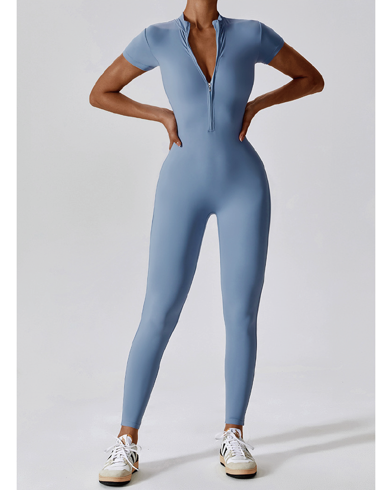 Body Moves Jumpsuit Sky Blue