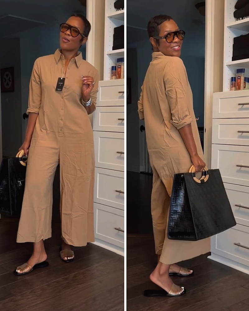 Lavaughn Jumpsuit Khaki