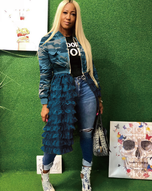 "She Ready" Jacket Blue