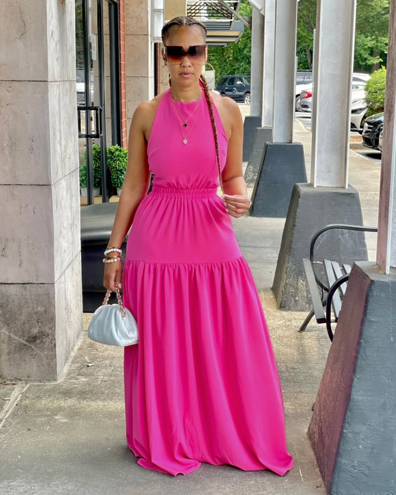 Aerilyn Maxi Dress Rose Red