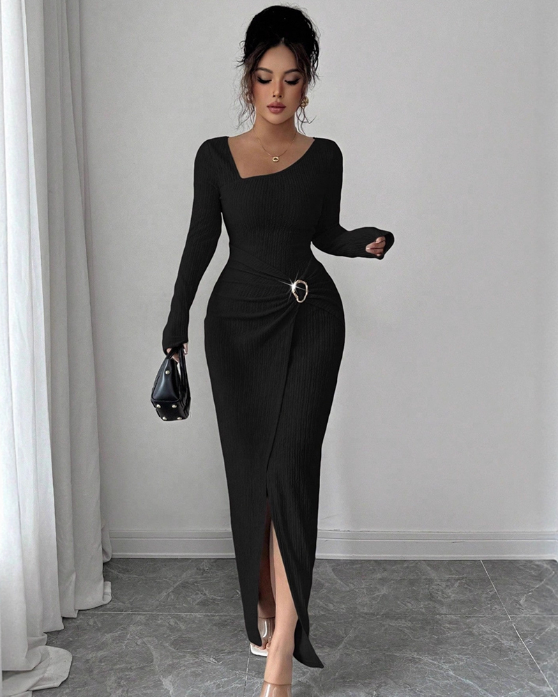 Warmline Knit Maxi Dress