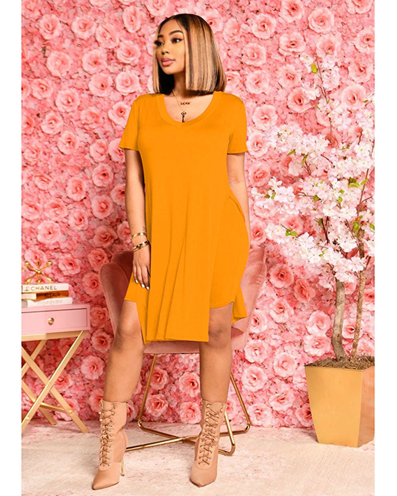 Linda Short Set Orange