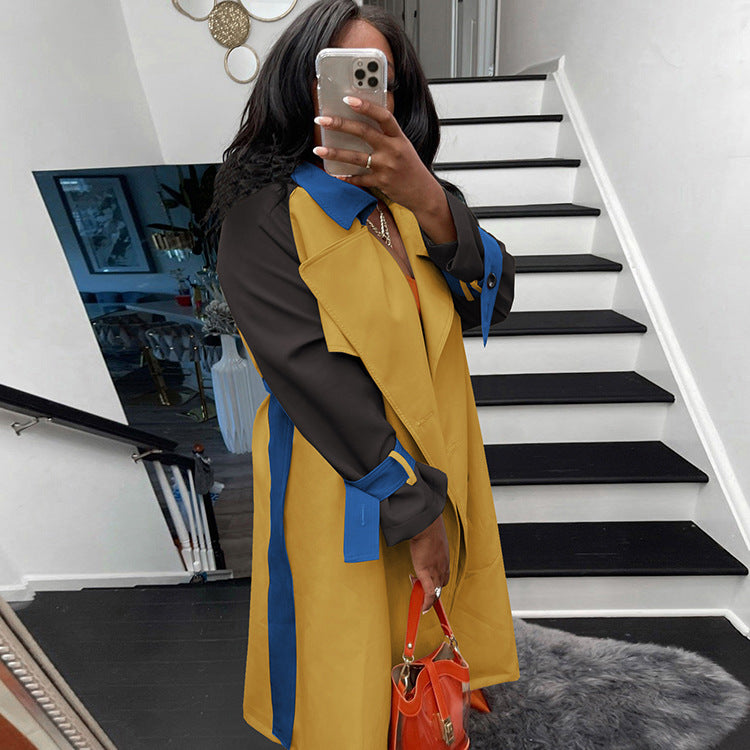 Fashionable Fall/Winter Casual Trench Coat