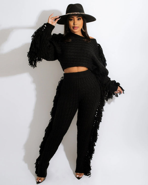 Danielle cozy winter Set BLACK