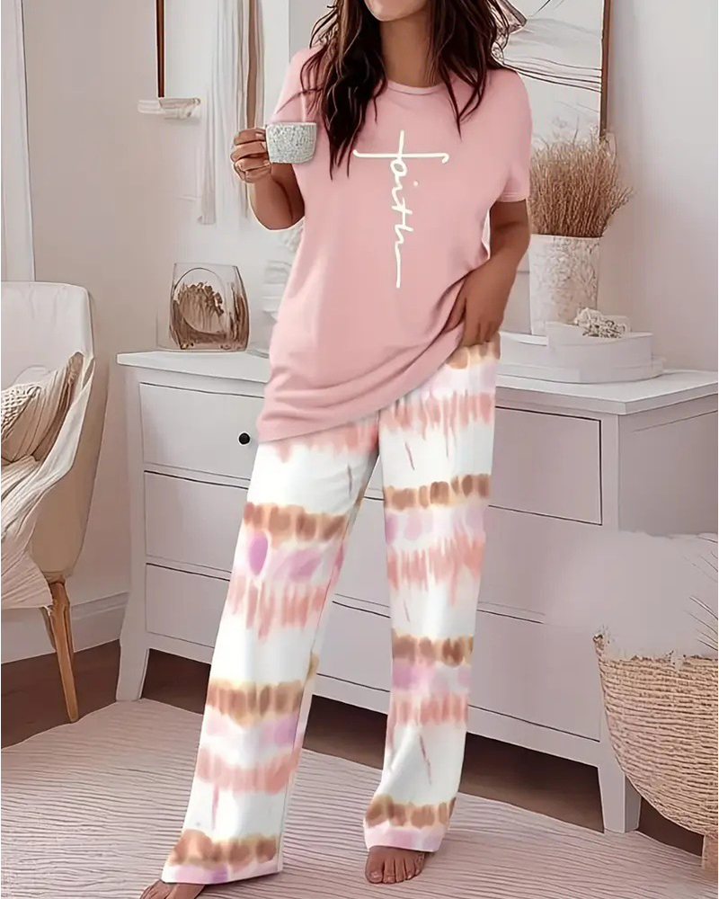 Slay in Stripes Set Pink