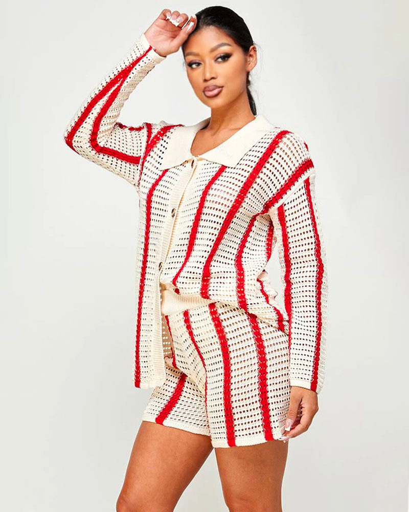 Mila Knit Set Mila Red