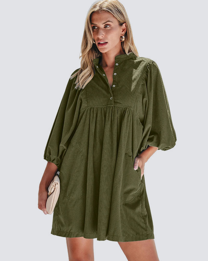 Soft Power Corduroy Dress