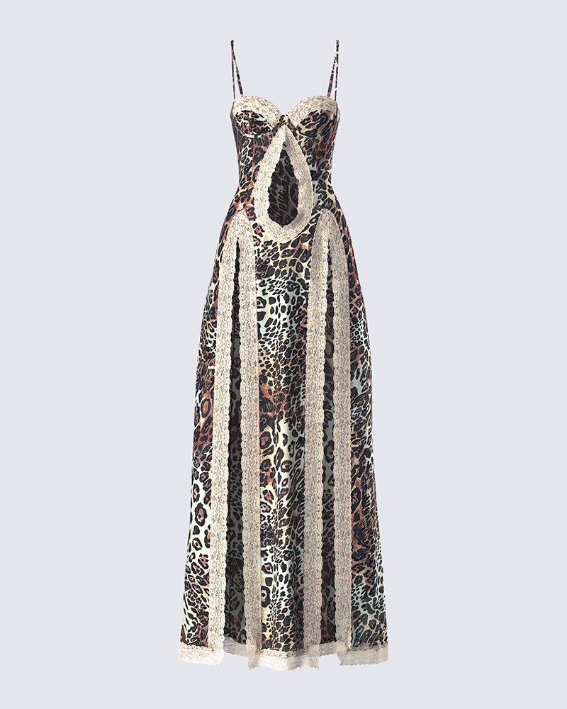 The Leopard Issue Maxi Dress