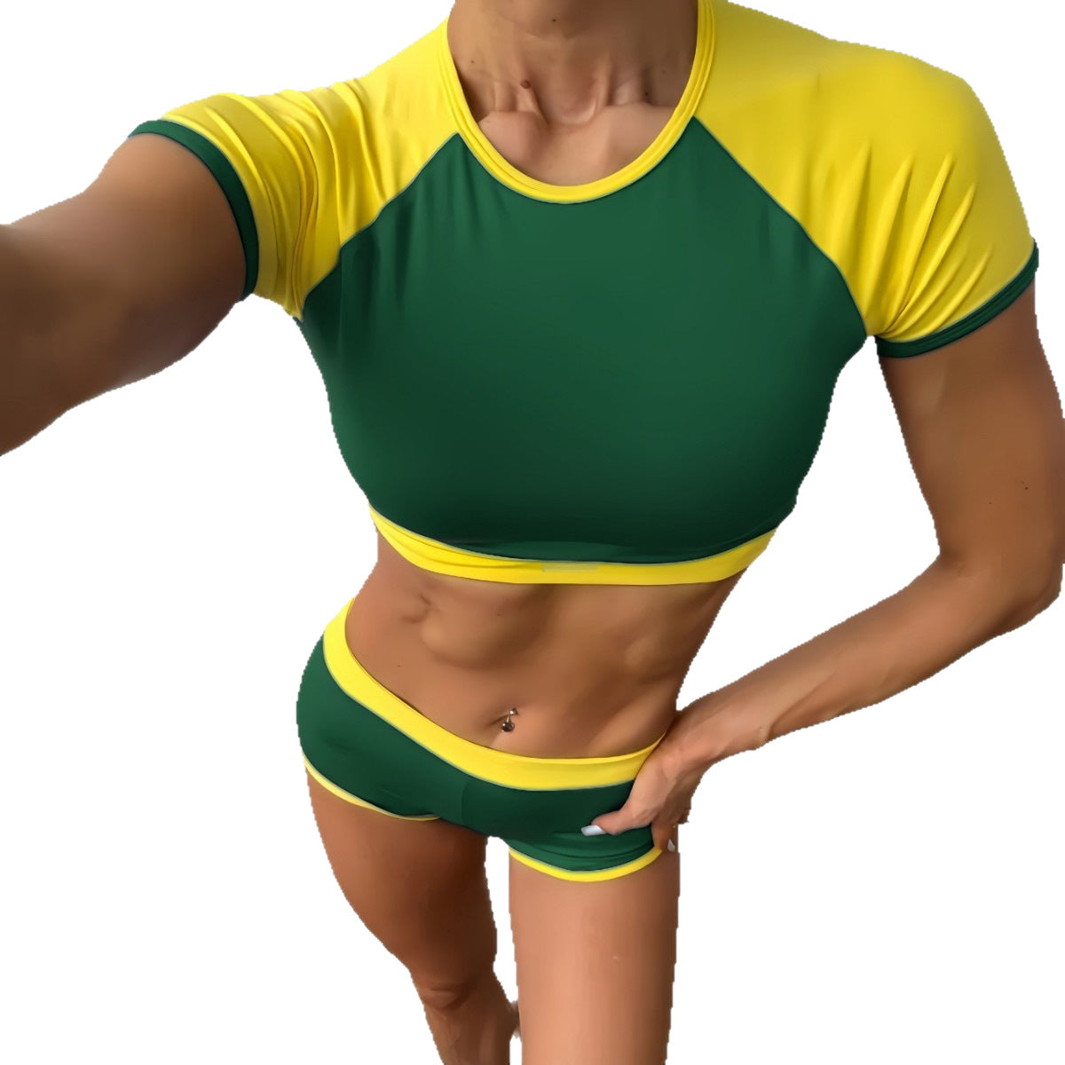 Three-Piece Swimsuit Set for Casual Beachwear