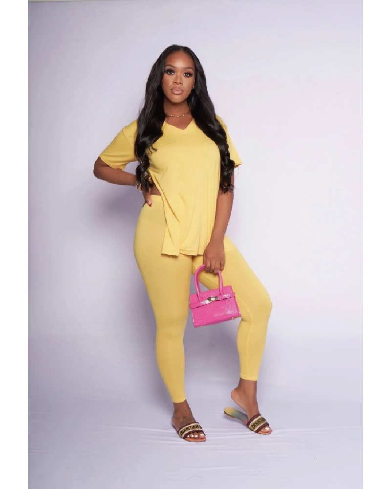 Sandy Lounge Set YELLOW