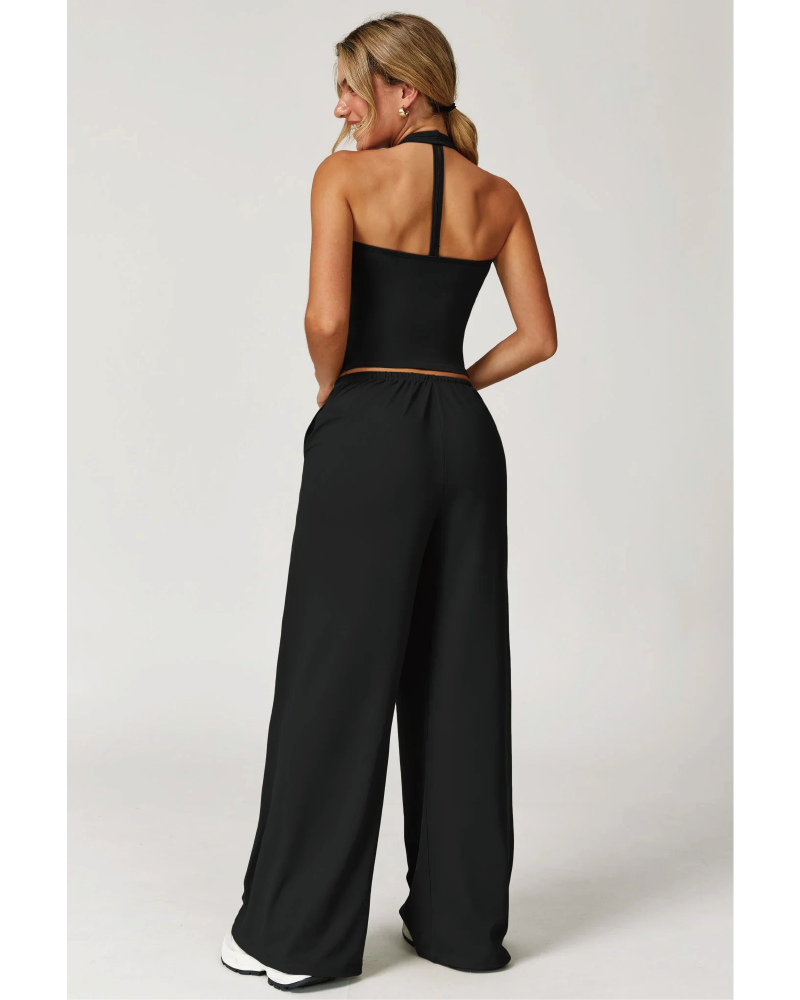 Ensemble 2 pièces débardeur et pantalon de survêtement Sprint Halter