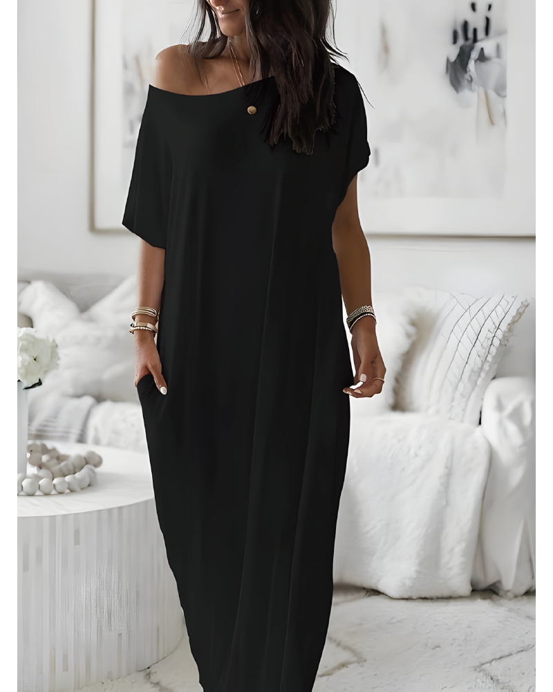 Breezy Charm Dress Black XL