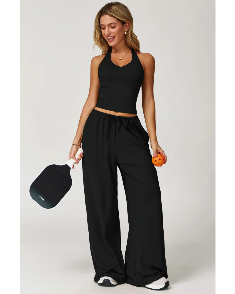 Ensemble 2 pièces débardeur et pantalon de survêtement Sprint Halter