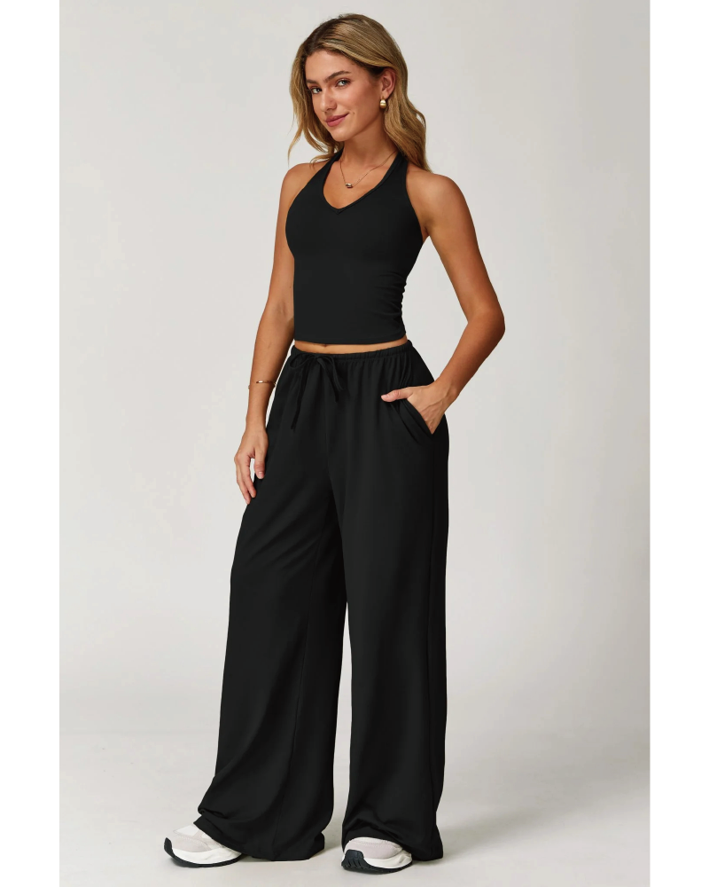 Ensemble 2 pièces débardeur et pantalon de survêtement Sprint Halter