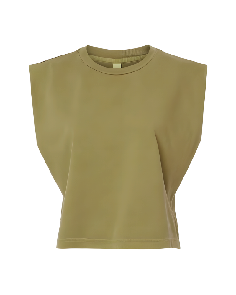 Heavyweight Cotton Dyed T-Shirt Faded Army