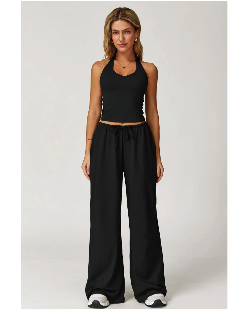 Ensemble 2 pièces débardeur et pantalon de survêtement Sprint Halter