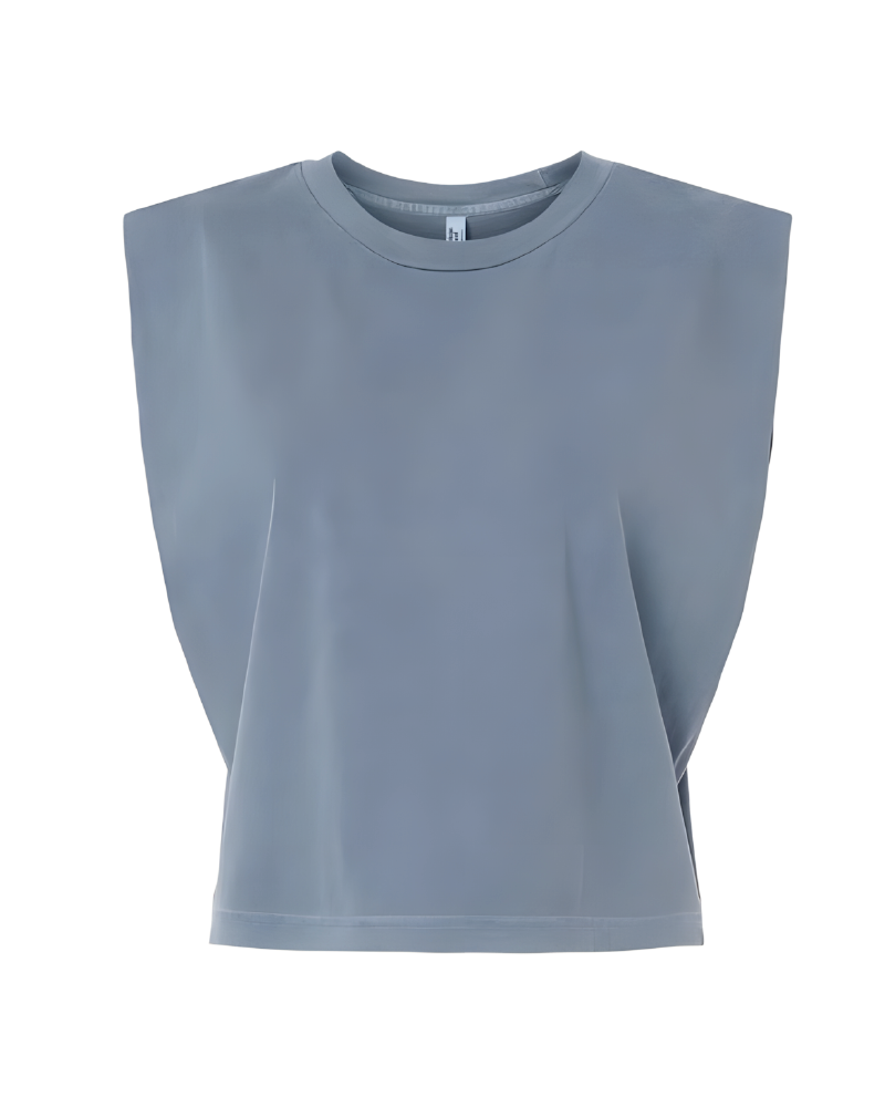 Heavyweight Cotton Dyed T-Shirt Faded Blue