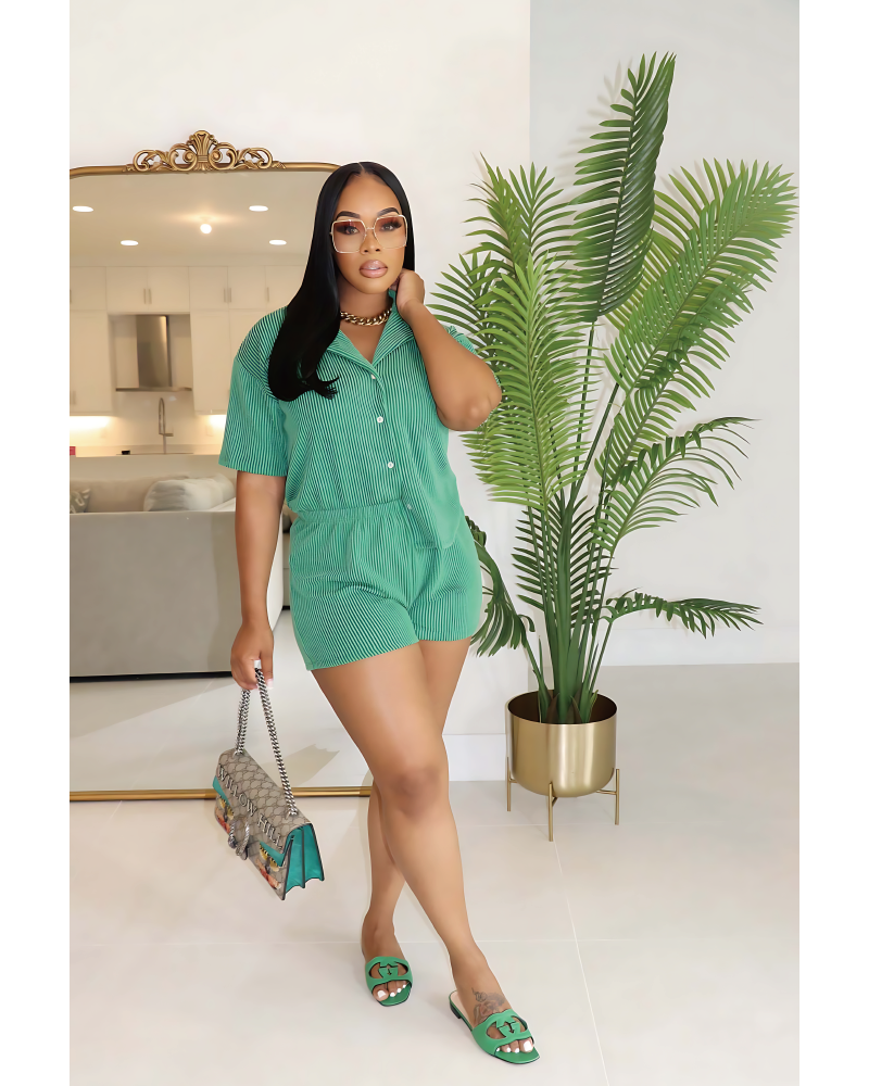 Simple Enough Short Set Green