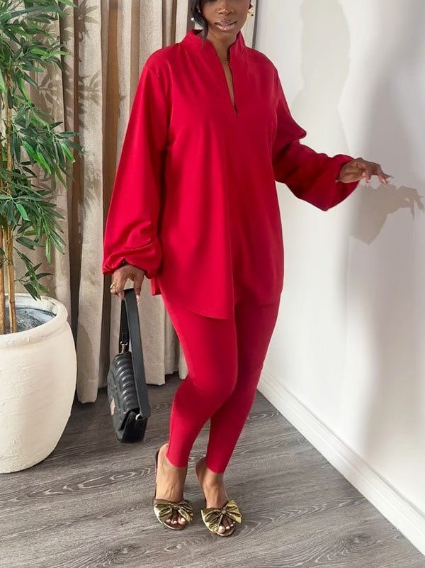 Sleek Tunic & Leggings Set