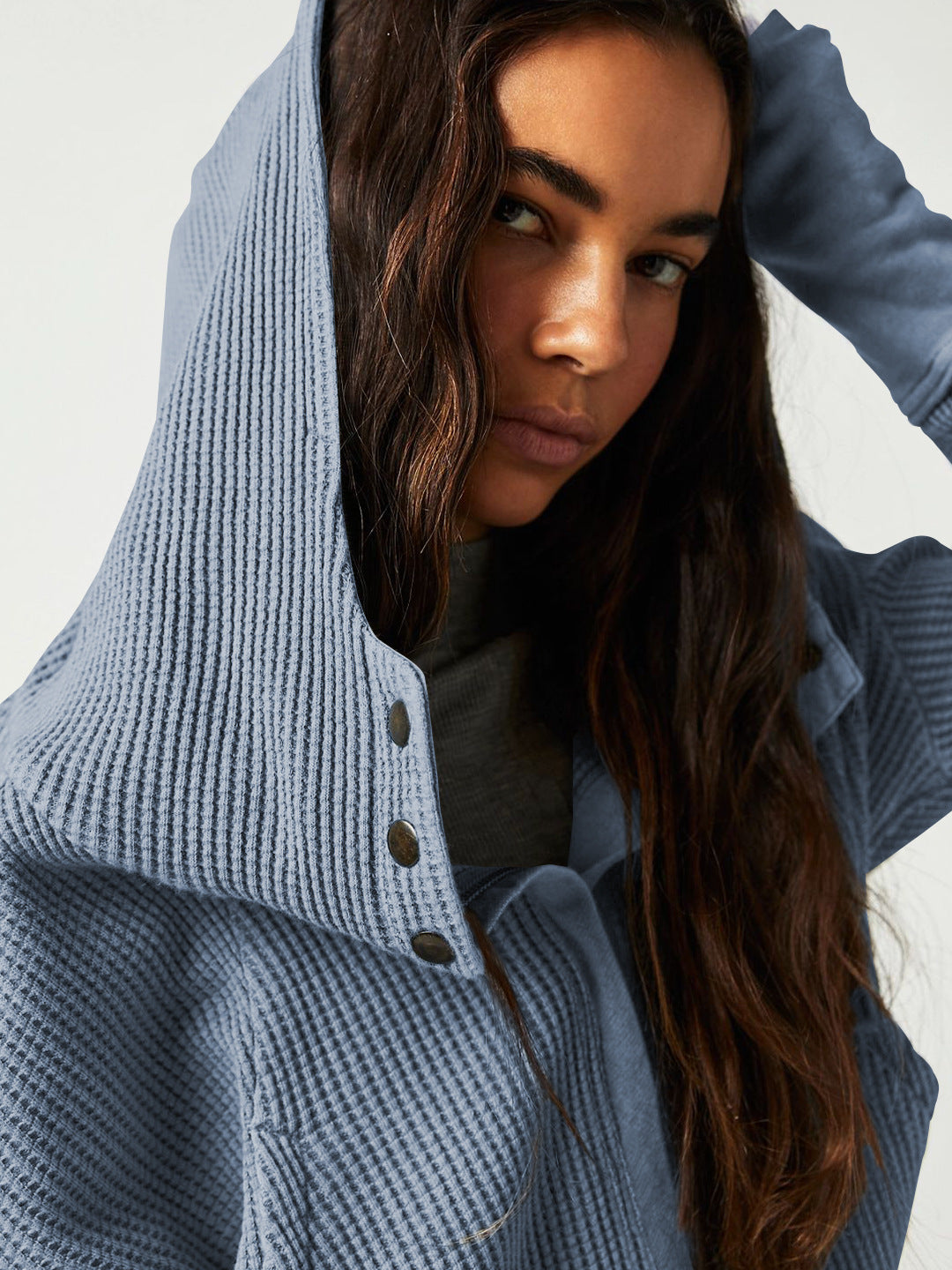 Patchwork Zipper Hoodie