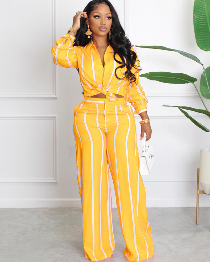 Carmila Pant Set Yellow