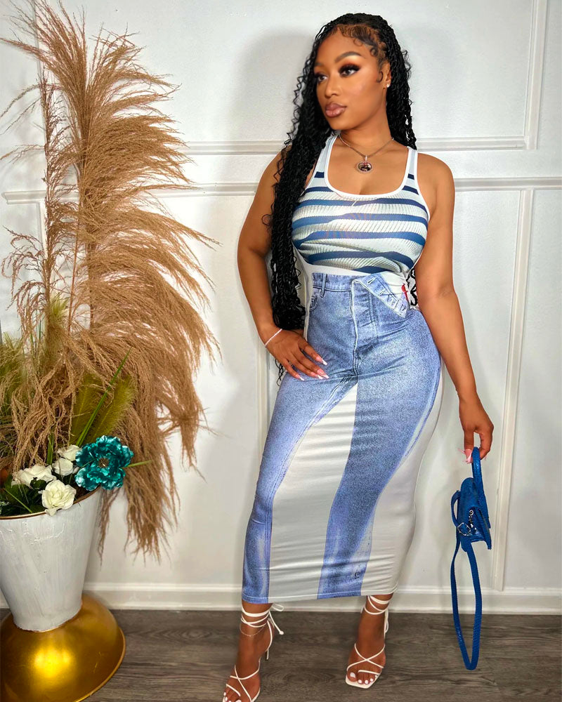 ON MY BODY DRESS White