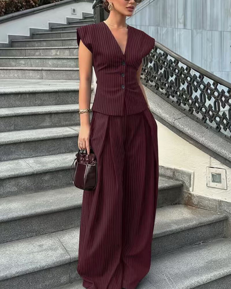 Confident Line Stripe Set