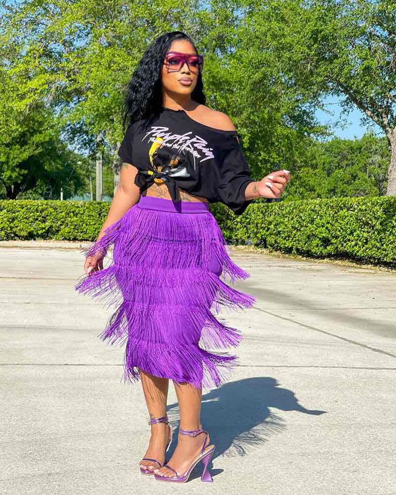 Just Dance Skirt PURPLE