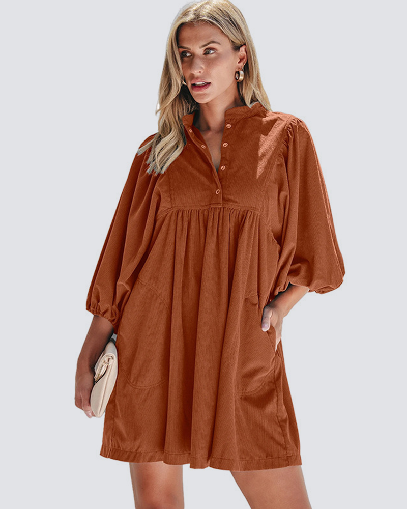 Soft Power Corduroy Dress