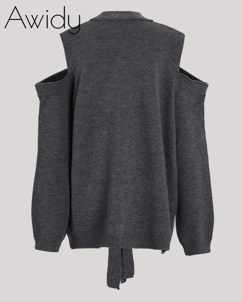 NEUTRAL CODE KNIT CARDIGAN