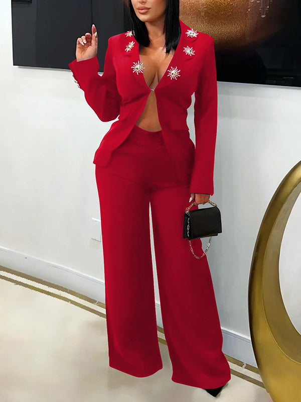 Ensemble blazer et pantalon Sun