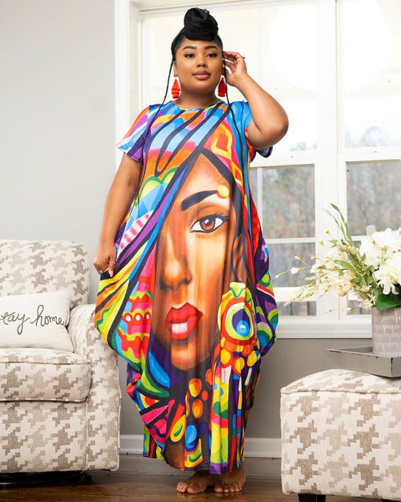Black Girl Fabulous Dress FACE3