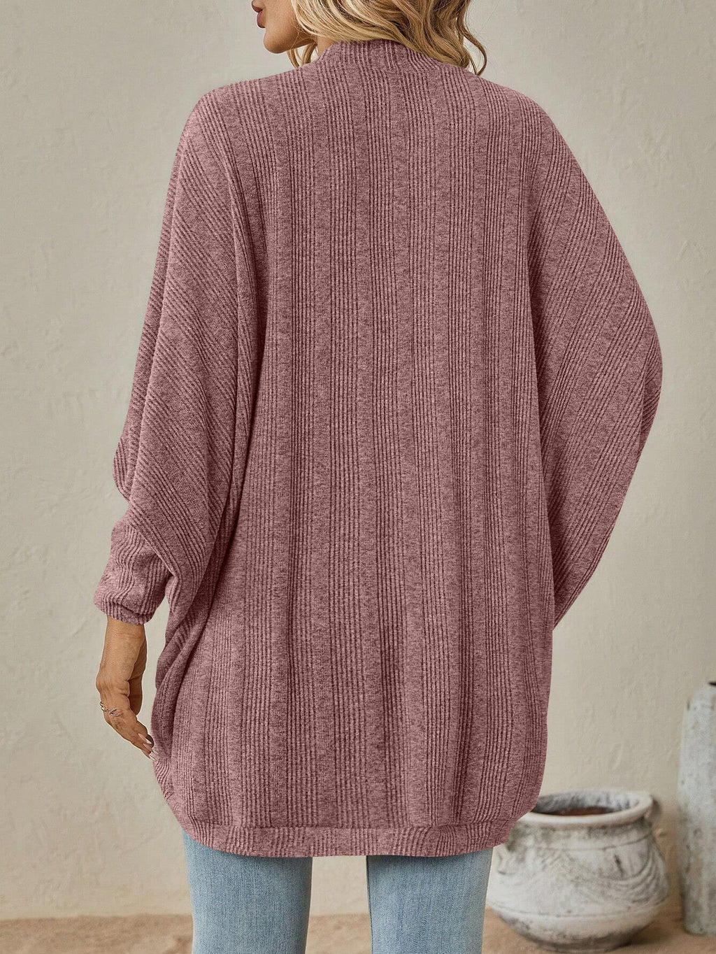 Slouchy Style Casual Knit Cardigan