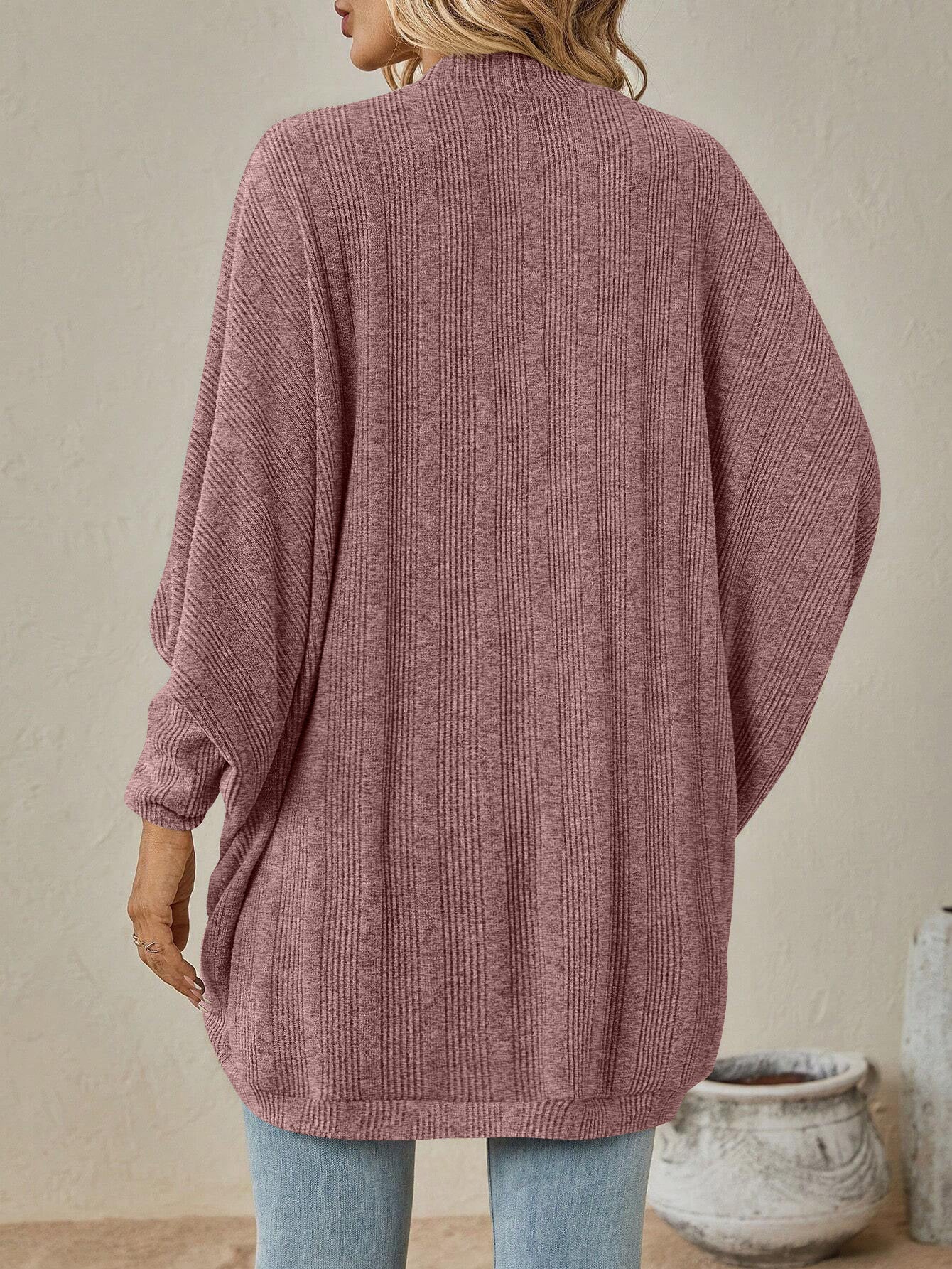 Slouchy Style Casual Knit Cardigan