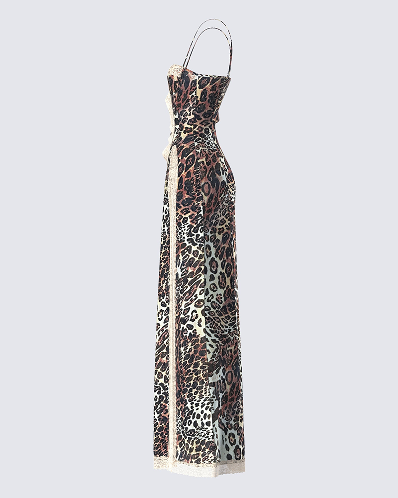 The Leopard Issue Maxi Dress