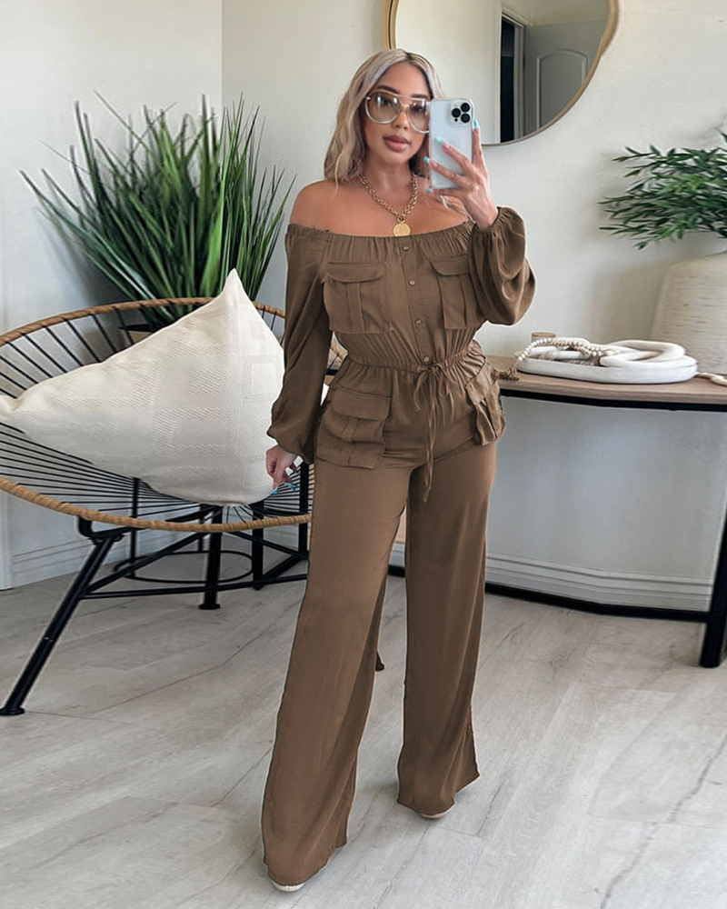 Ella Jumpsuit Brown