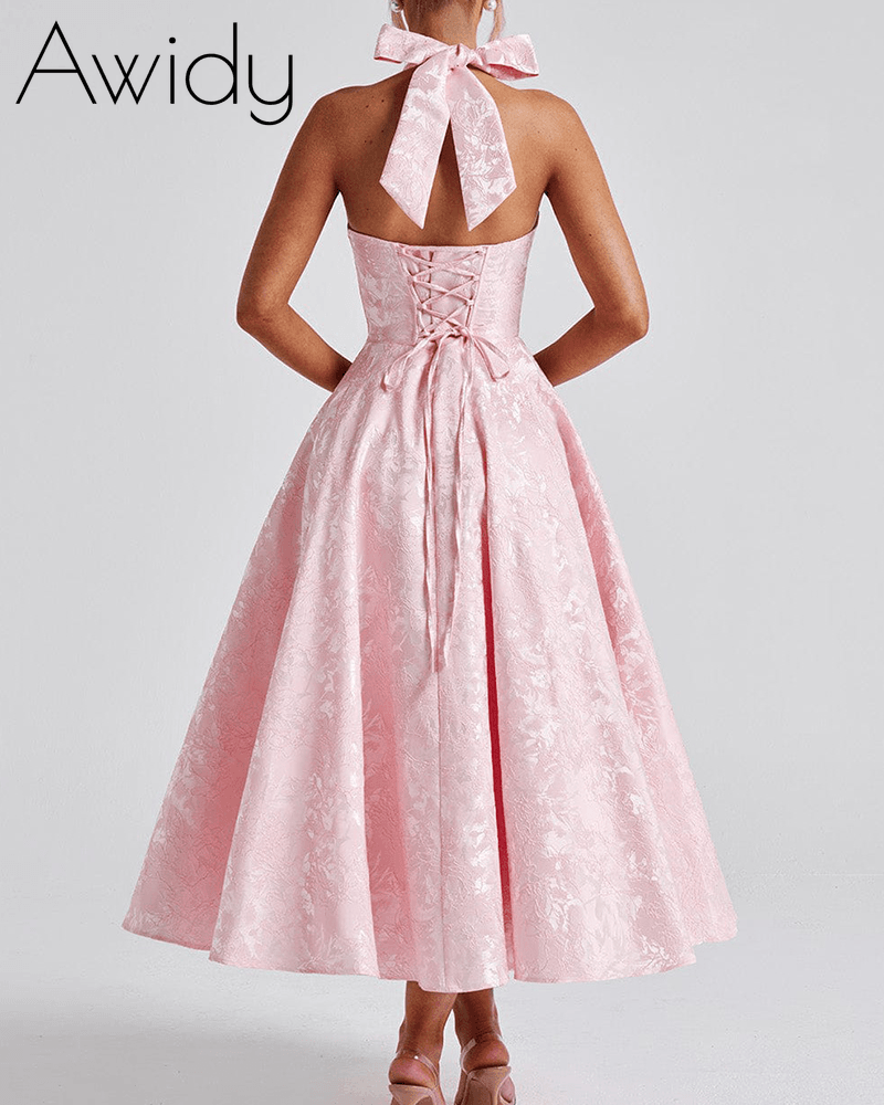 Graceful Backless Evening Dress
